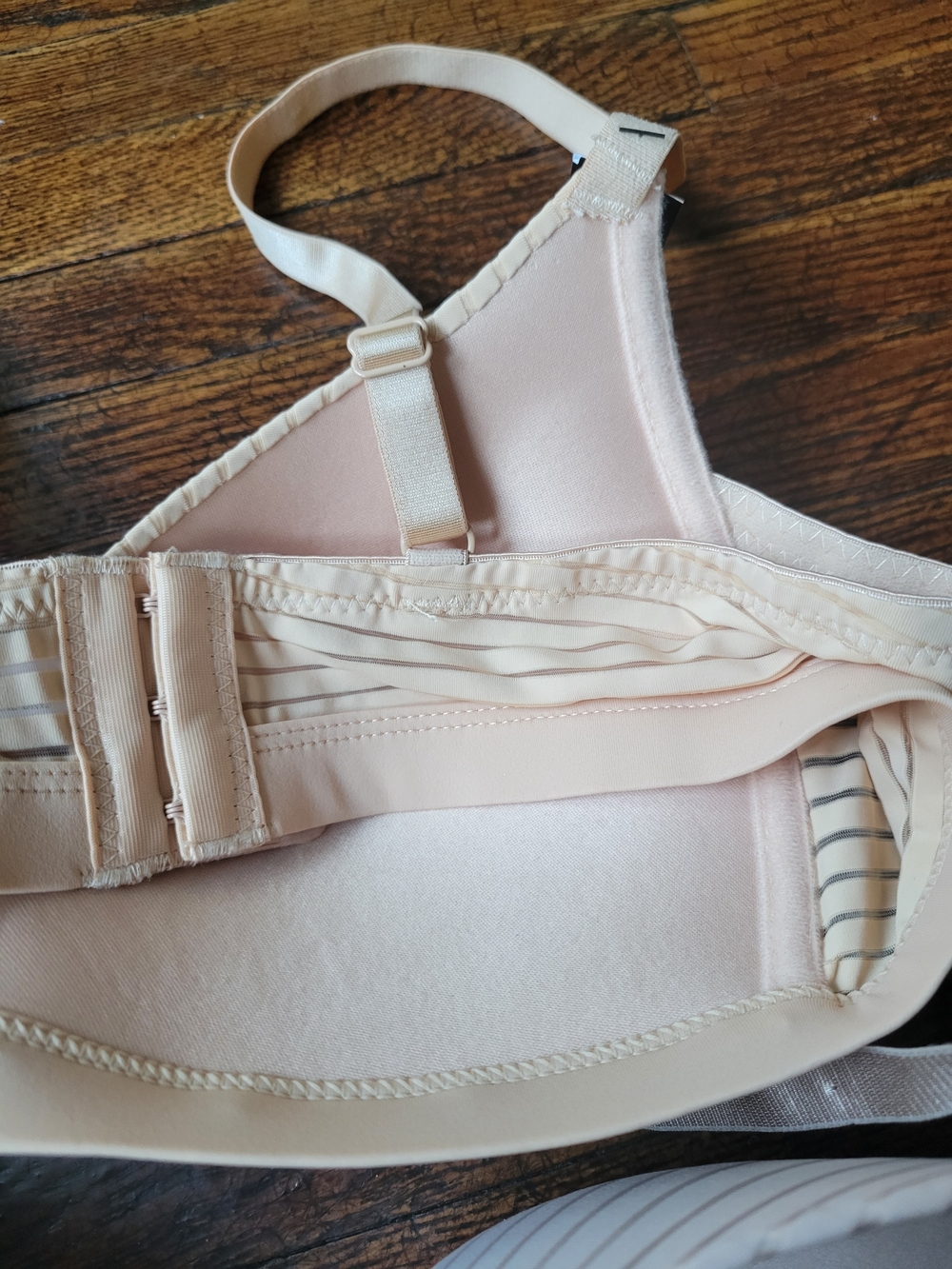Catherine Maladrino 2 Piece Stripped Bra Set Sz 38C Wire Free Nwt - Picture 8 of 16